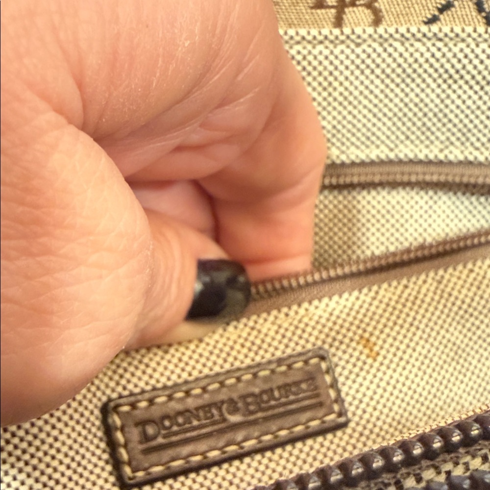 Brown Patterned Handbag - Picture 3 of 3